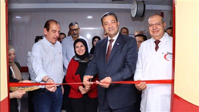 محافظ دمياط ونائب وزير الصحة يفتتحان جهاز تفتيت حصوات الكلى