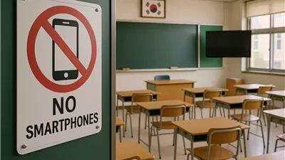 كوريا الجنوبية تقر قانونًا يحظر استخدام الهواتف الذكية في الفصول الدراسية ابتداءً من مارس 2026 لمواجهة إدمان الطلاب
