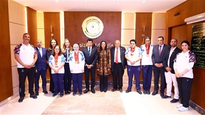 تكريم أبطال الأولمبياد الخاص المصري الفائزين بميداليات الفروسية