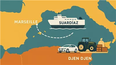 الجزائر تطلق خط شحن بحري جديد بين مرسيليا وميناء جنجن لدعم التجارة