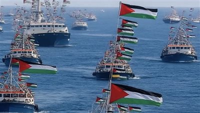 انطلاق أسطول الصمود من تونس نحو غزة لكسر الحصار الإسرائيلي
