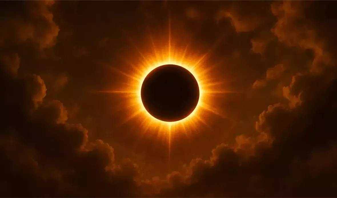 موعد كسوف الشمس 2025