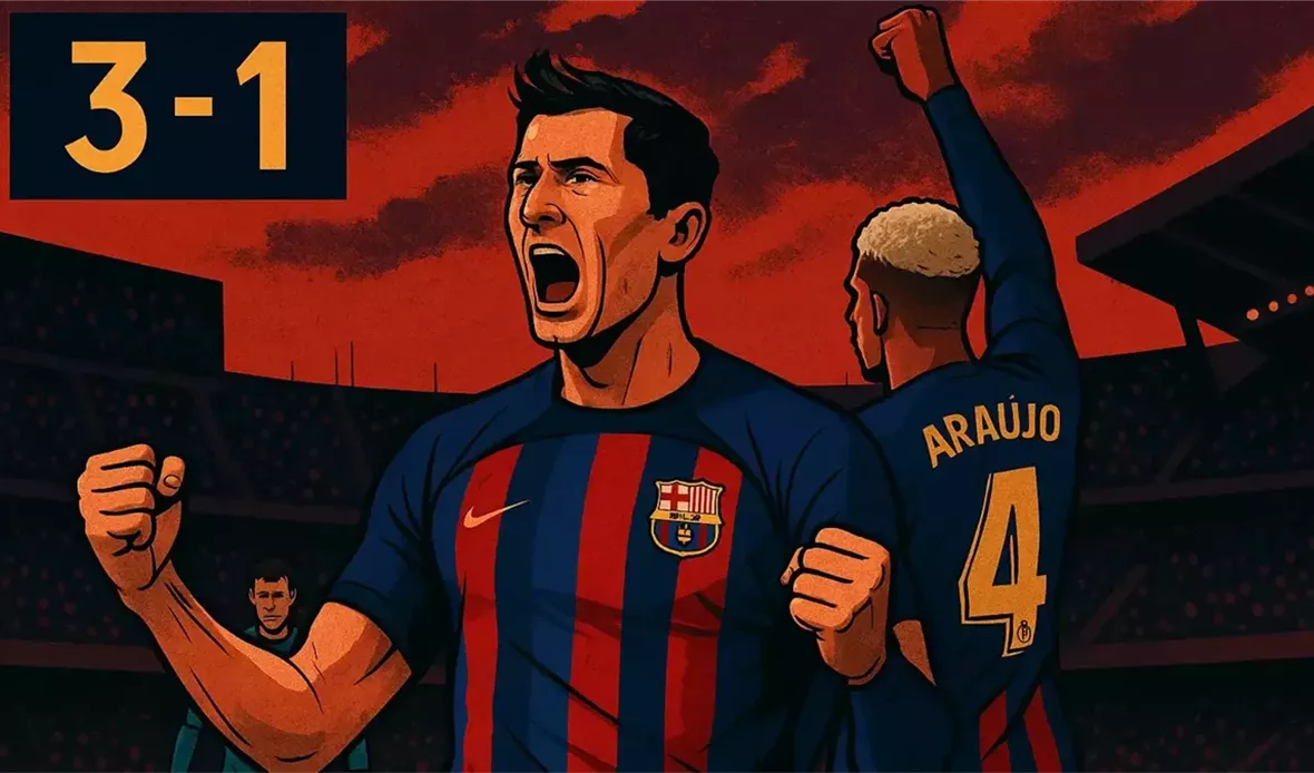 أهداف برشلونة تعكس