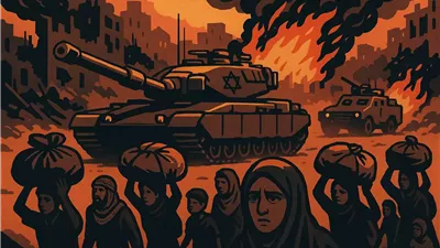 دبابات إسرائيلية تقتحم حي الشيخ رضوان المكتظ في غزة وسط قصف عنيف ونزوح جماعي للسكان نحو الجنوب