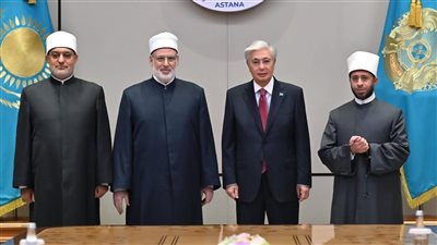 رئيس كازاخستان يستقبل وزير الأوقاف ووفد الأزهر والمفتي ويشيد بعمق العلاقات المصرية الكازاخية وتقديره لتمثيل مصر الرفيع المستوى