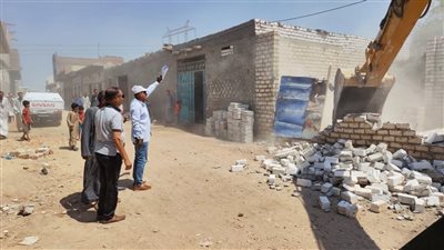 إزالة 37 حالة تعدي على الأراضي الزراعية وأملاك الدولة بأسيوط ضمن الموجة 27