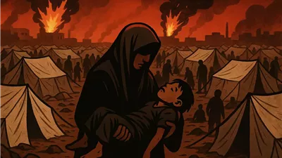 منطقة إنسانية تتحول إلى جحيم جديد في غزة مع تصاعد معاناة النازحين وتدهور الأوضاع المعيشية يوماً بعد يوم