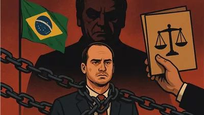 اتهام نجل الرئيس البرازيلي السابق جايير بولسونارو بالترهيب وسط تصاعد الأزمة السياسية والقضائية في البلاد