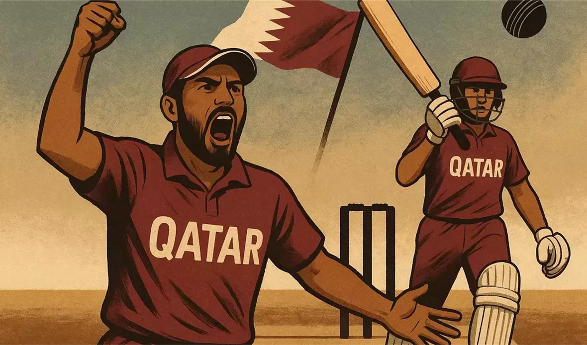 قطر الكريكيت تواصل