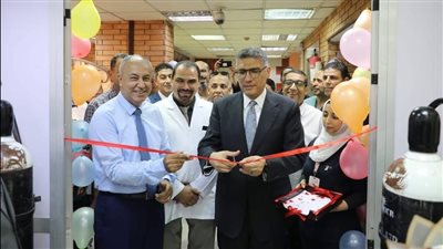 افتتاح توسعات قسم الرعاية المركزة بمستشفى إمبابة العام بمحافظة الجيزة