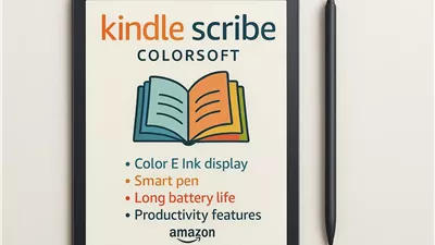 إطلاق Kindle Scribe Colorsoft الجديد بشاشة ملونة وميزات ذكية