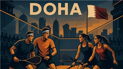 نهائي قطر كلاسيك للإسكواش 2025 يجمع مصطفى عسل ونور الشربيني بنجوم العالم