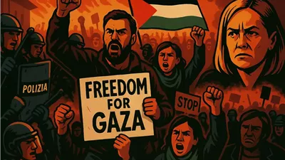 إيطاليا تشهد إضراباً عاماً دعماً لغزة ومواجهات بين المحتجين والشرطة في عدة مدن