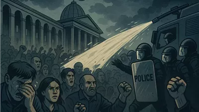 اشتباكات في جورجيا ومحاولة لاقتحام قصر تبليسي الرئاسي والشرطة تستخدم خراطيم المياه ورذاذ الفلفل