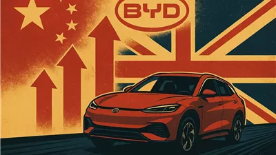 ارتفاع مبيعات سيارات BYD الصينية في بريطانيا بنسبة ‎880%‎ مع تحوّلها إلى أكبر أسواقها خارج الصين