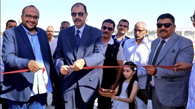 محافظ سوهاج يفتتح محطة صرف السماكين ومشروع كورنيش المنشاة