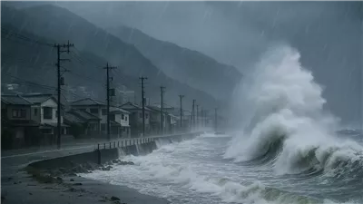 تحذيرات عاجلة من إعصار هالونغ تضرب جزر إيزو اليابانية بأمطار غزيرة ورياح مدمّرة