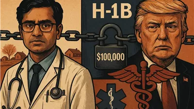 أطباء هنود في أمريكا يحذرون من أن رفع رسوم تأشيرة H-1B يهدد الرعاية الصحية في المناطق الريفية
