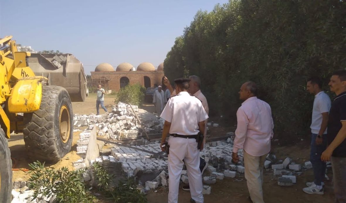 محافظة الجيزة تزيل