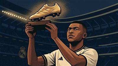 مبابي يحصد جائزة الحذاء الذهبي الأوروبي مع ريال مدريد 2025