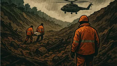 انهيار أرضي في كينيا يودي بحياة 21 شخصًا بعد أمطار غزيرة