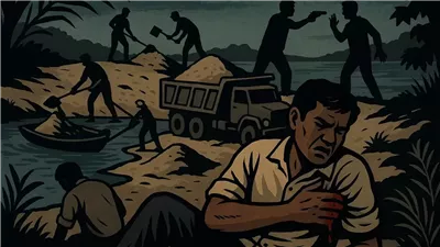 اعتقال شرطيين في غوا بسبب إطلاق نار على خلفية استخراج الرمال