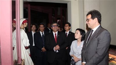 وزير الثقافة يستقبل الأميرة أكيكو ميكاسا ممثلة إمبراطور اليابان في افتتاح المتحف المصري الكبير