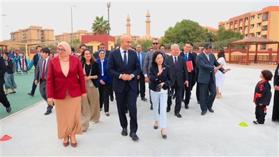 وزير التعليم يصطحب الأميرة أكيكو في جولة بالمدرسة المصرية اليابانية بزهراء مدينة نصر
