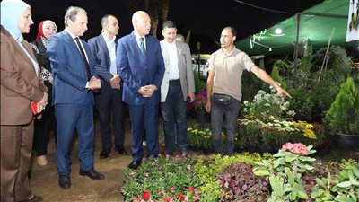 محافظ القاهرة يفتتح معرض زهور مصر ومنتجات الخريف