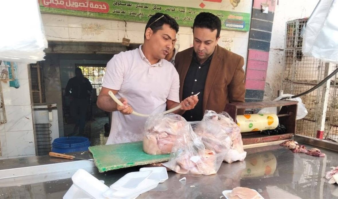 ضبط نصف طن لحوم فاسدة