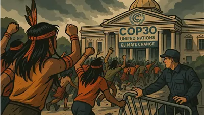 محتجون يقتحمون مقر مؤتمر المناخ COP30 في البرازيل