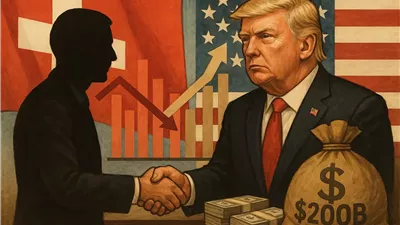 اتفاق أمريكي سويسري لخفض الرسوم الجمركية إلى 15% مقابل استثمار ضخم
