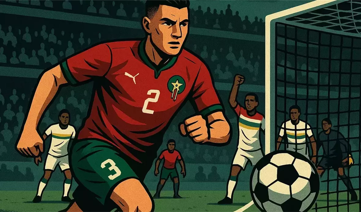 المغرب يفوز بثلاثية