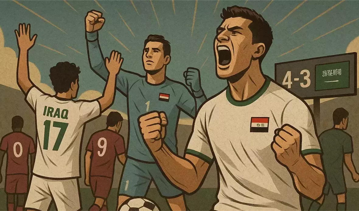 فوز المنتخب العراقي