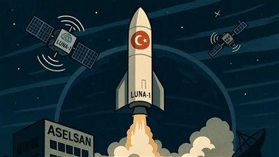 تركيا تطلق القمر الصناعي لونا-1 لتعزيز شبكات إنترنت الأشياء