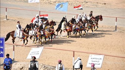 افتتاح المهرجان الدولي للرياضات التراثية والصحراوية والفنون بالوادي الجديد