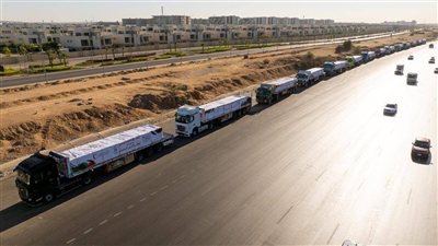 صندوق تحيا مصر يطلق قافلة إغاثية بأكثر من 350 طن لدعم غزة
