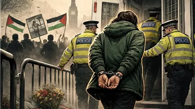 اعتقال جريتا تونبرج خلال احتجاج داعم لفلسطين في لندن