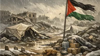 الطقس الشتوي القاسي يفاقم المأساة الإنسانية في غزة