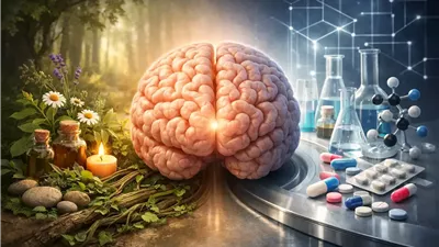 علاج الاكتئاب بين الأعشاب ومضادات الاكتئاب: ما الذي يقوله الدماغ؟