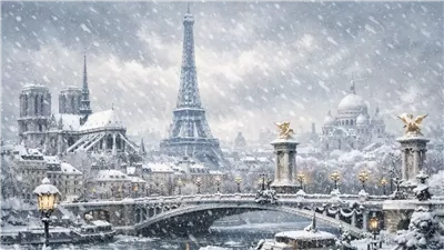 تساقط الثلوج في فرنسا يشل الطرق ويحوّل المدن إلى لوحات بيضاء