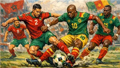 مباراة المغرب والكاميرون في ربع نهائي كأس أمم أفريقيا 2025