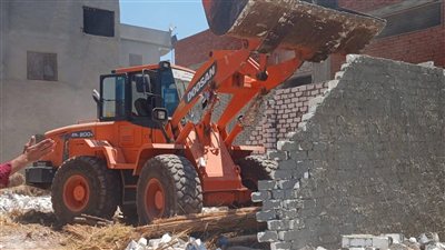 تحركات مكثفة لإزالة التعديات ومخالفات البناء بكفرالشيخ