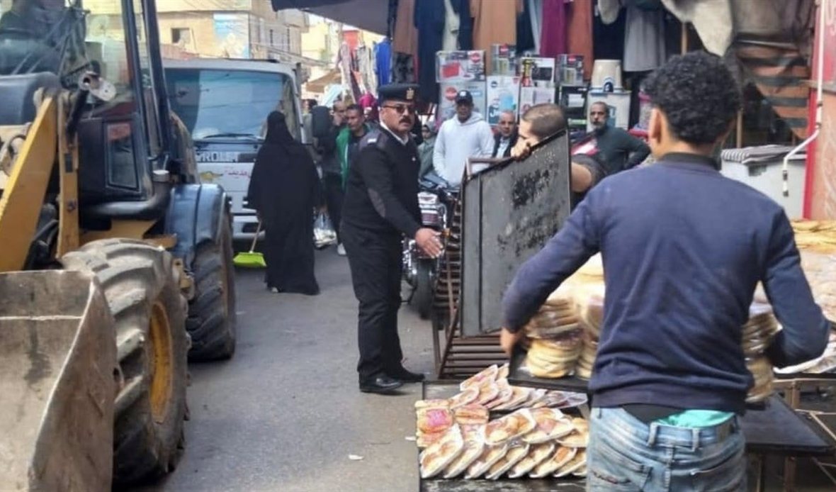 إزالة بضائع الباعة