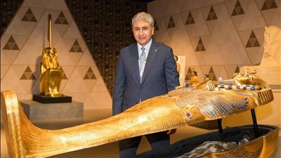 افتتاح معرض توت عنخ آمون بالجناح المصري في FITUR 2026