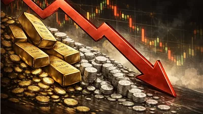 انخفاض حاد يضرب أسعار الذهب والفضة في الأسواق العالمية