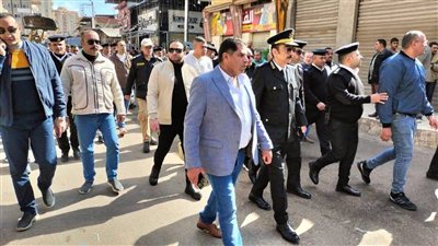 حملة موسعة لإزالة الإشغالات بشوارع دكرنس بالتنسيق بين المحافظة والأمن
