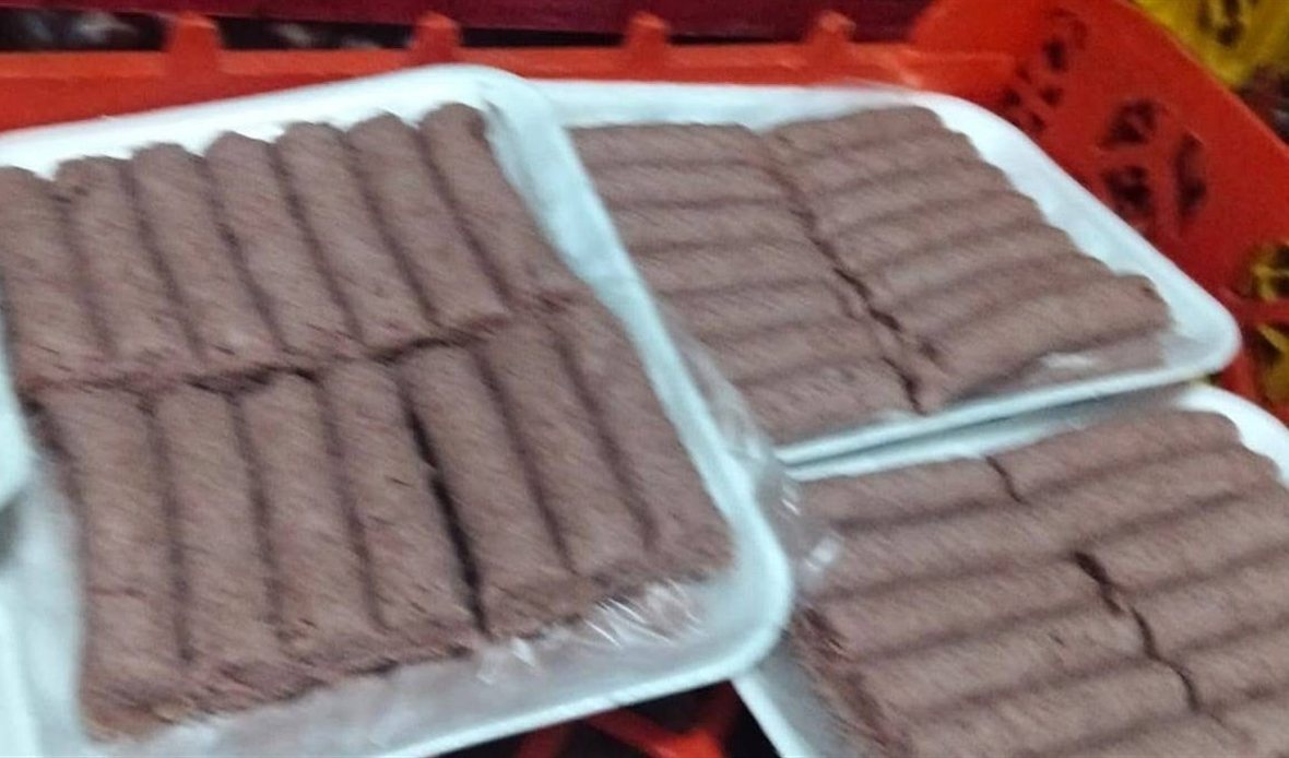 ضبط 1.7 طن من اللحوم
