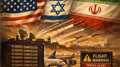 تحذيرات سفر دولية مع اضطراب الطيران في الشرق الأوسط عقب ضرب إيران