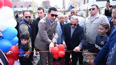 وزير الشباب والرياضة ومحافظ الإسماعيلية يفتتحان تطوير ملعب «بيبسي ستارز» ويتفقدان مركز اكتشاف المواهب